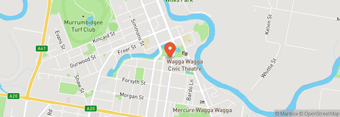 Map of Que Wagga