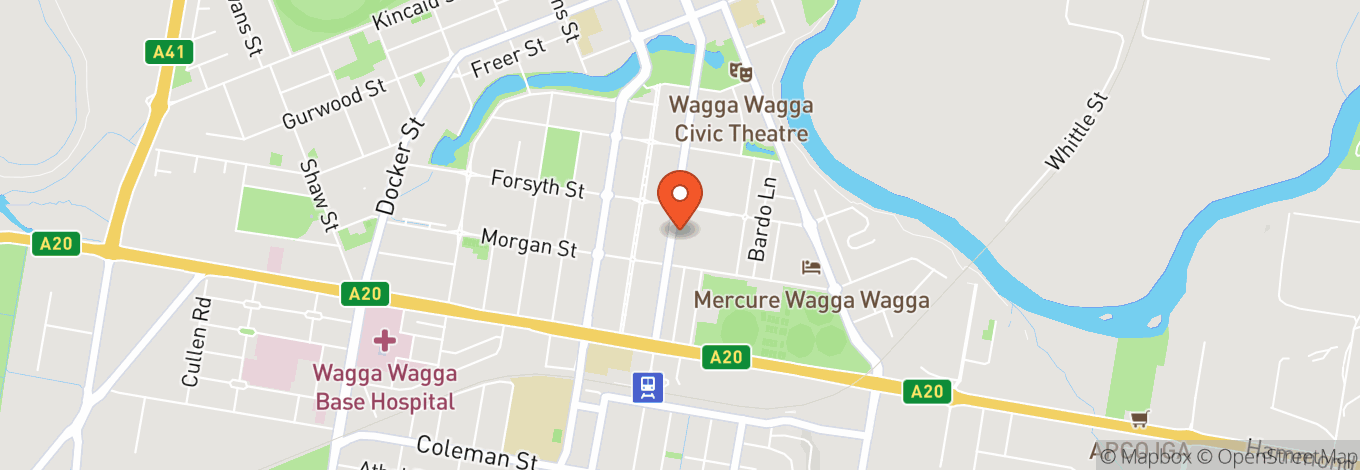 Map of Tilly's Wagga