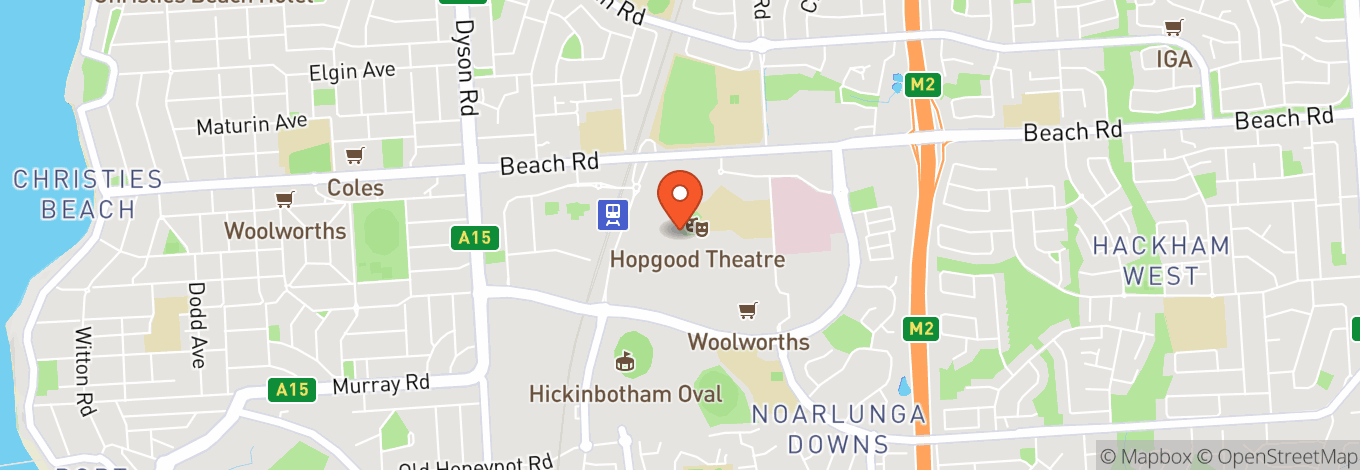 Map of Hopgood Theatre