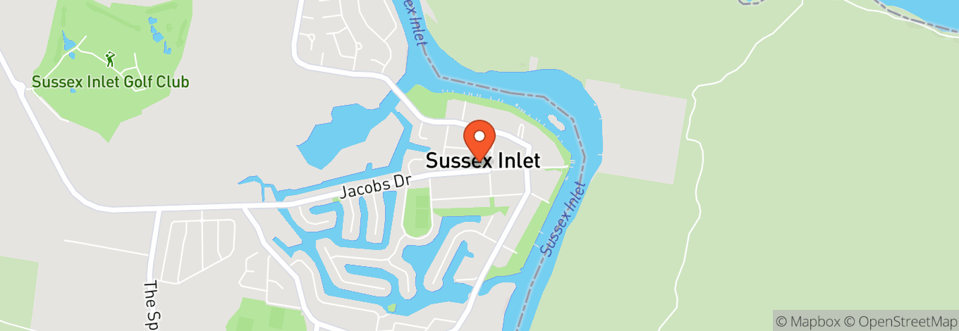 Map of Sussex Inlet Rsl