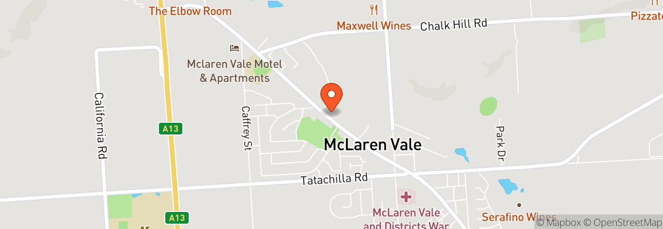 Map of Bracegirdle's Mclaren Vale