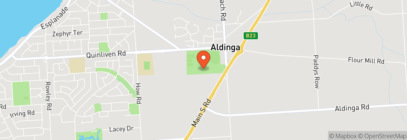 Map of Aldinga Institute Hall