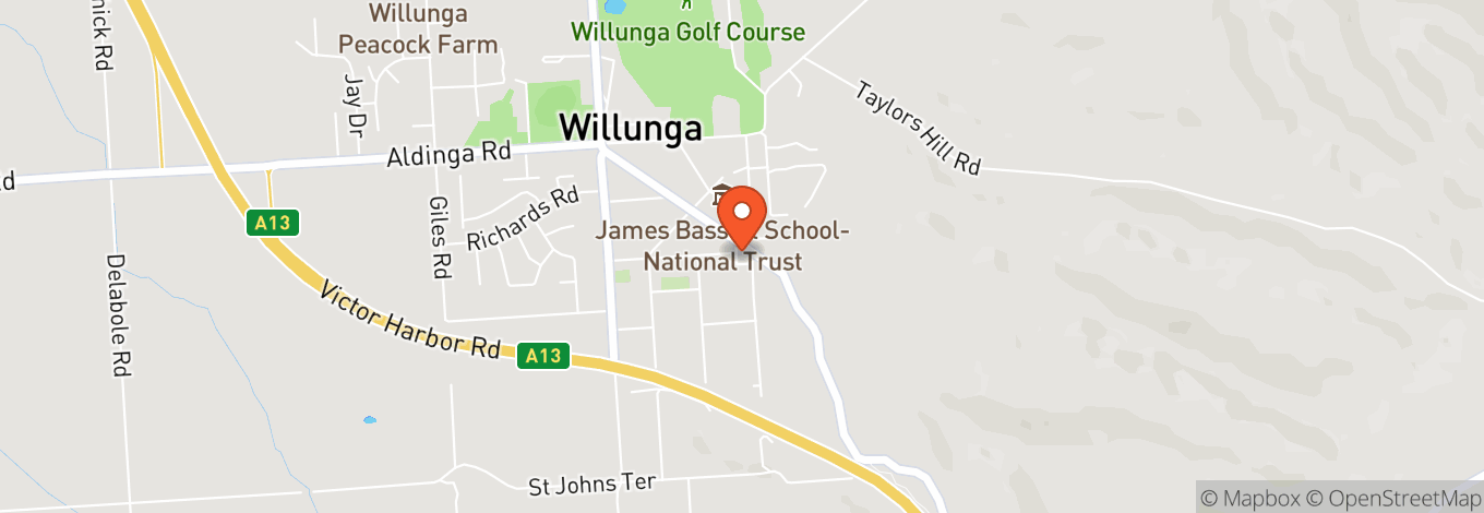 Map of Willunga Basketball Stadium