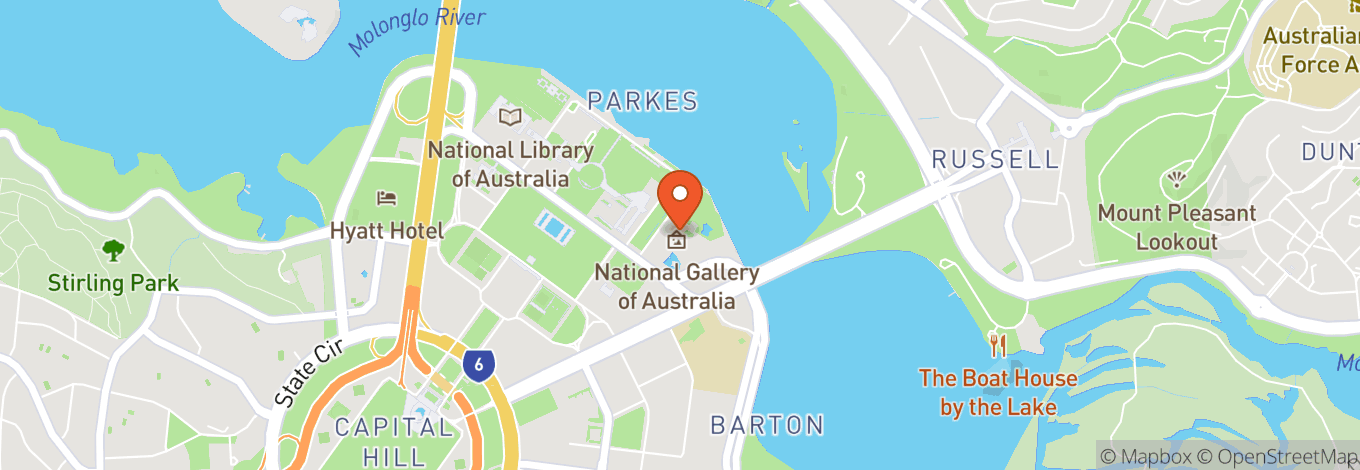 Map of National Gallery Of Australia