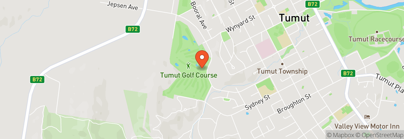 Map of Tumut Golf Club