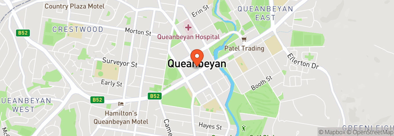 Map of Royal Hotel Queanbeyan