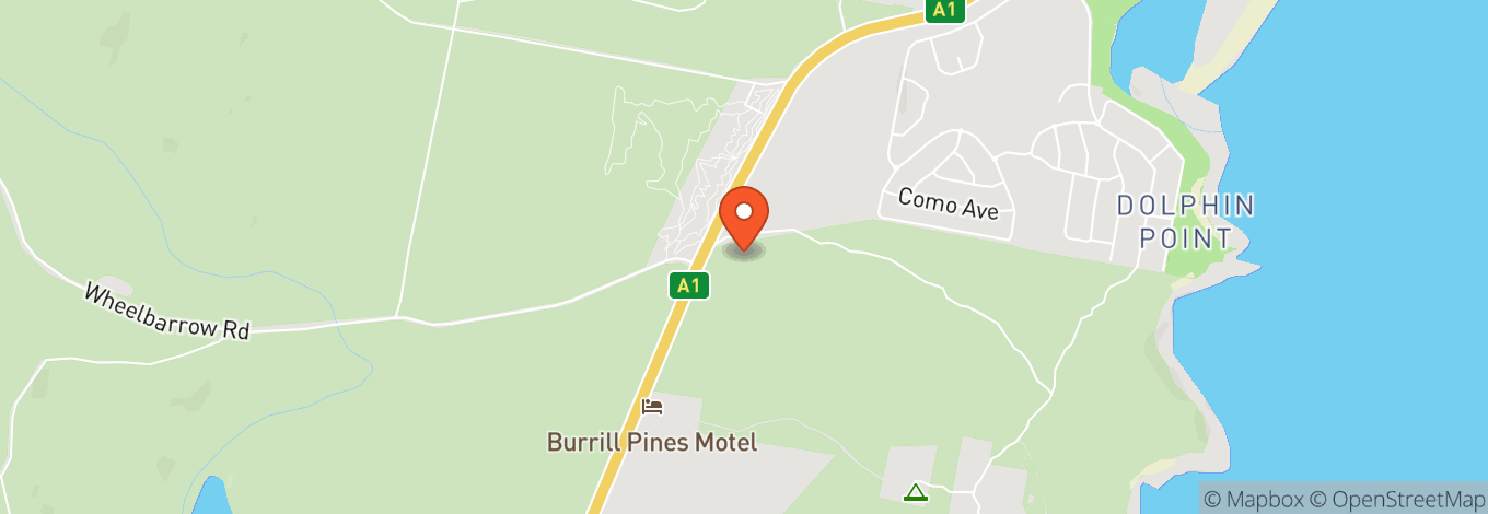Map of Burrill Pines Motel and Lagoon Point Conference Centre