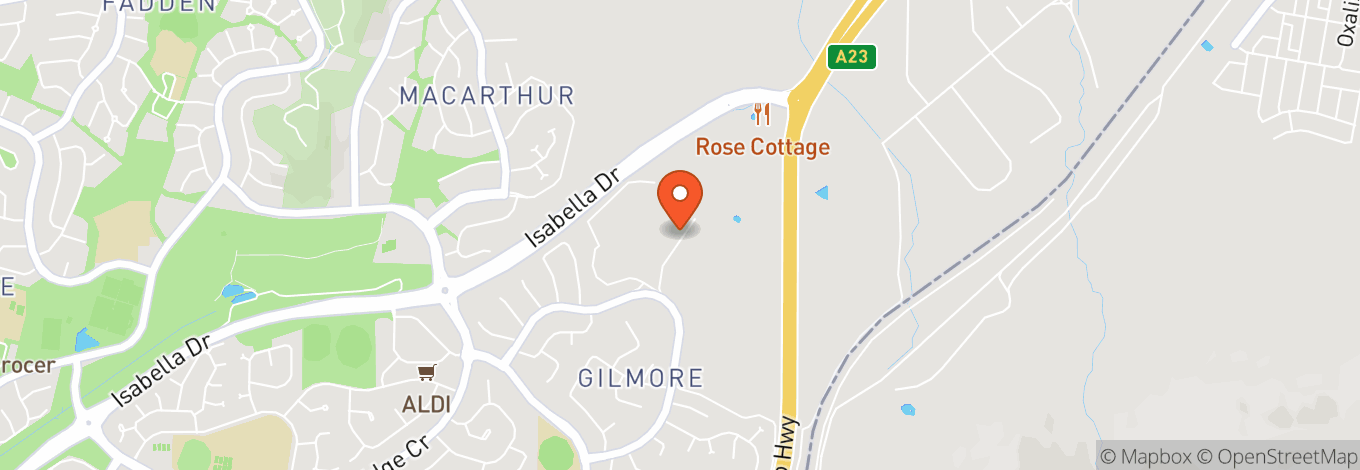 Map of Rose Cottage Canberra