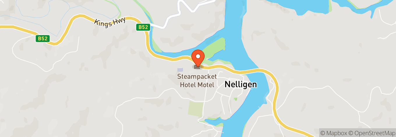 Map of Steampacket Hotel Nelligen