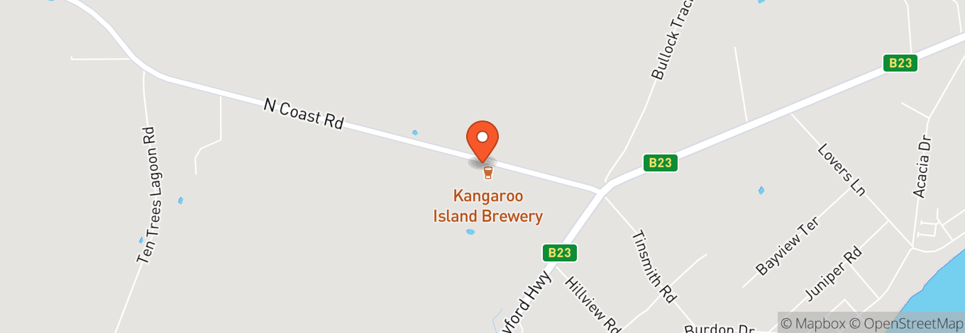 Map of Kangaroo Island Brewery