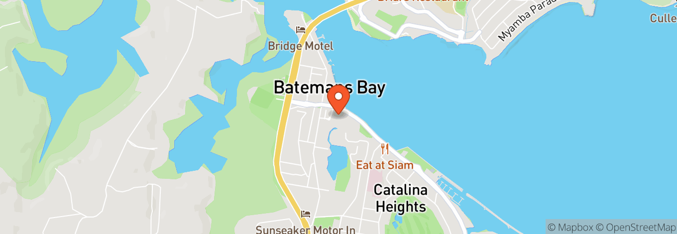 Map of Batemans Bay Soldiers Club