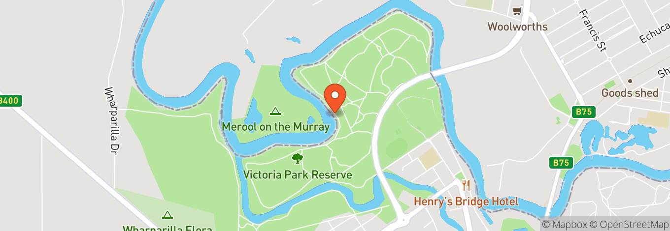 Map of Victoria Park Reserve