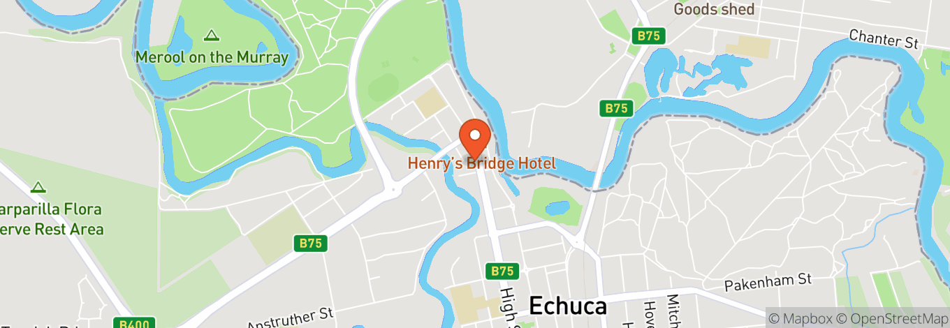 Map of The Echuca Hotel