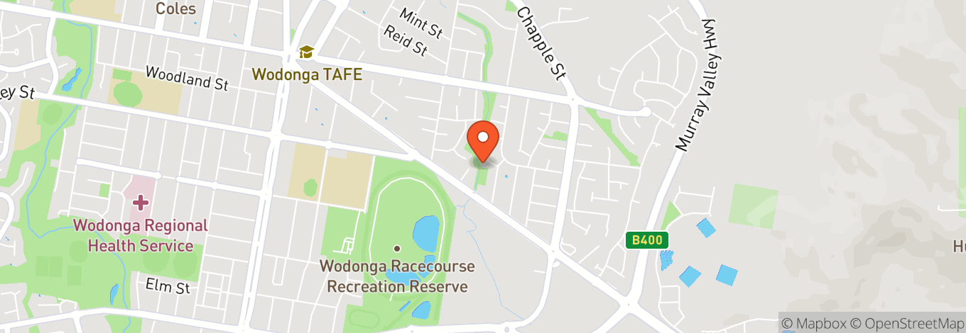 Map of Wodonga Racecourse