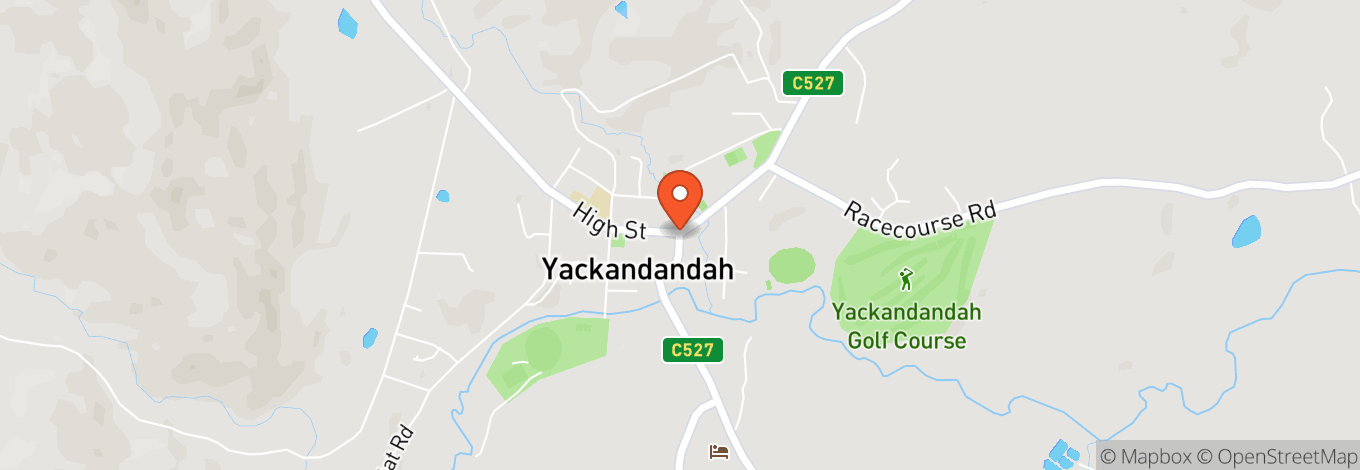 Map of Yackandandah Town Hall