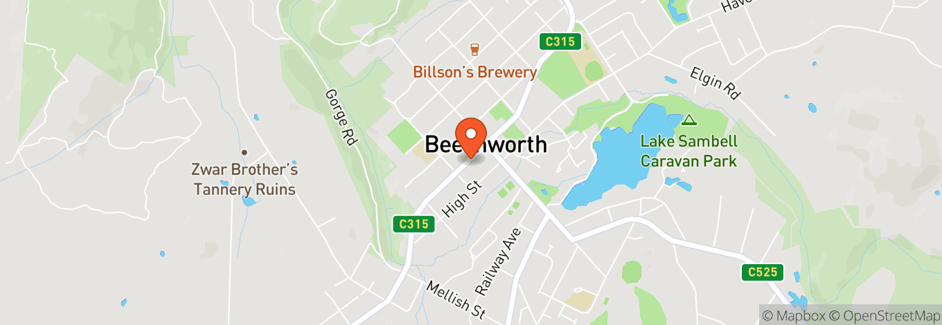 Map of Bridge Road Brewers