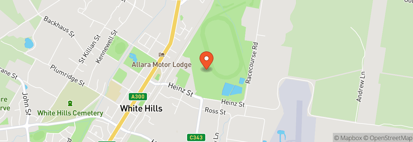 Map of Apiam Bendigo Racecourse