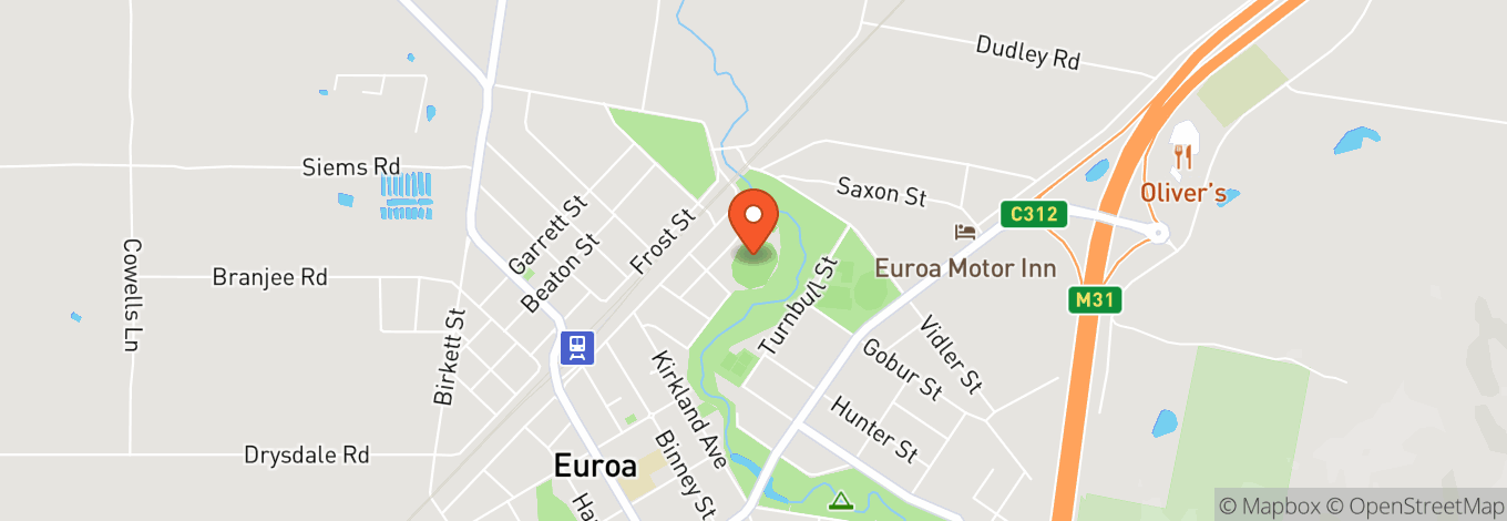 Map of Euroa Memorial Oval