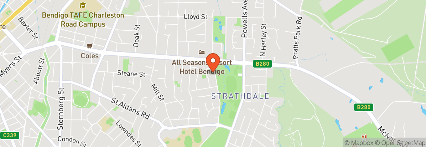 Map of Strathdale Community Centre