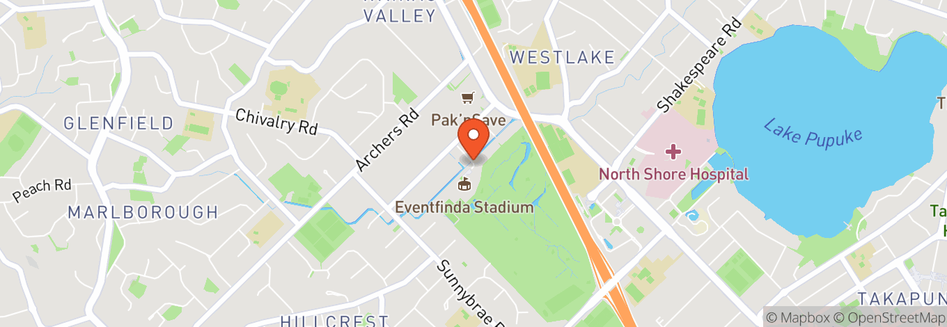 Map of Eventfinda Stadium