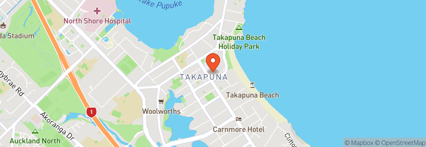 Map of The Commons - Takapuna