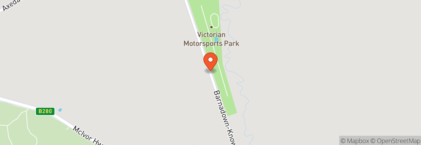 Map of Heathcote Park Raceway