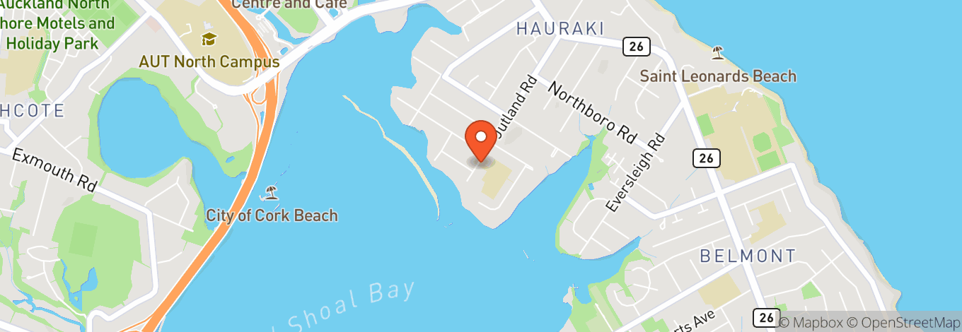 Map of Hauraki Primary School
