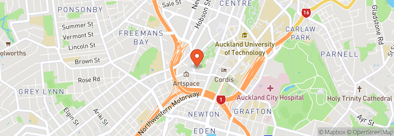 Map of Pitt Street Methodist Church