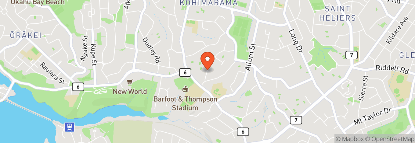 Map of Barfoot & Thompson Stadium