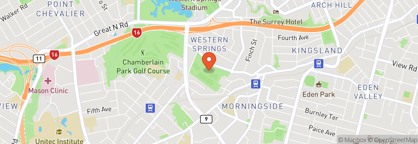 Map of Auckland Irish Club