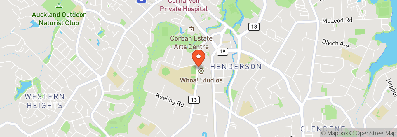 Map of Whoa! Studios