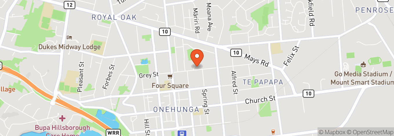 Map of Glasshouse Theatre