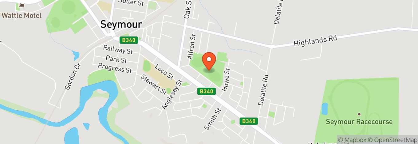 Map of Bennett Oval