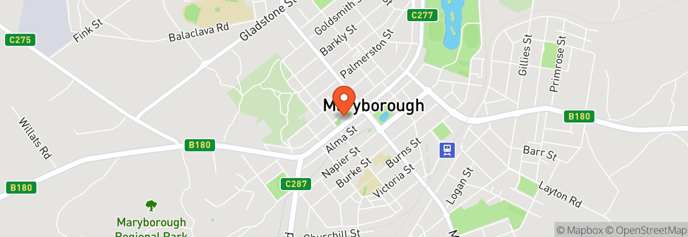 Map of Maryborough Highland Society