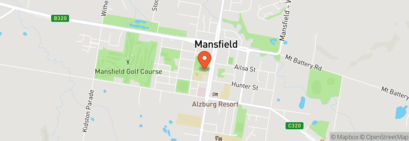 Map of Mansfield Arena