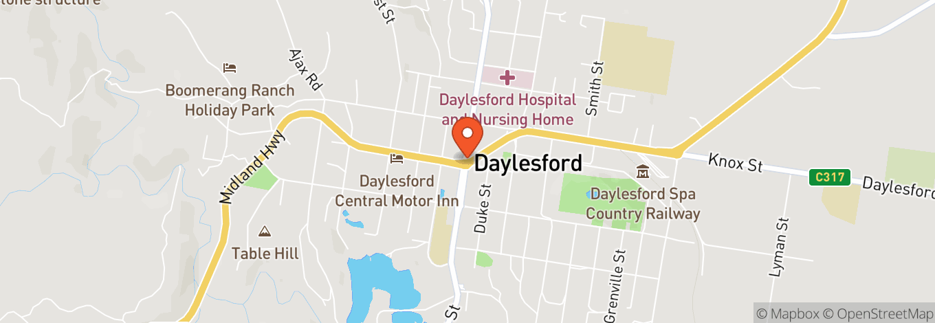 Map of Various Venues