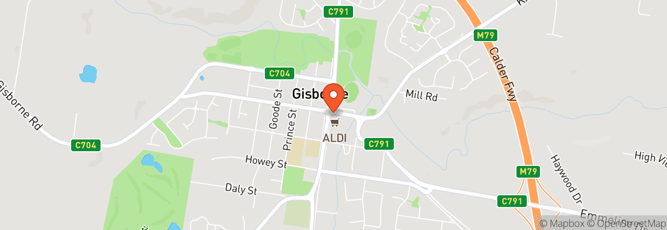 Map of Gisborne Telegraph Hotel