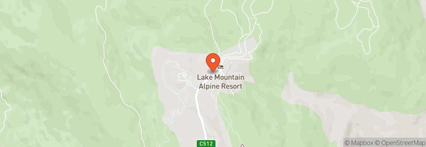 Map of Lake Mountain Alpine Resort