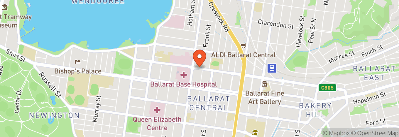Map of Red Energy Arena