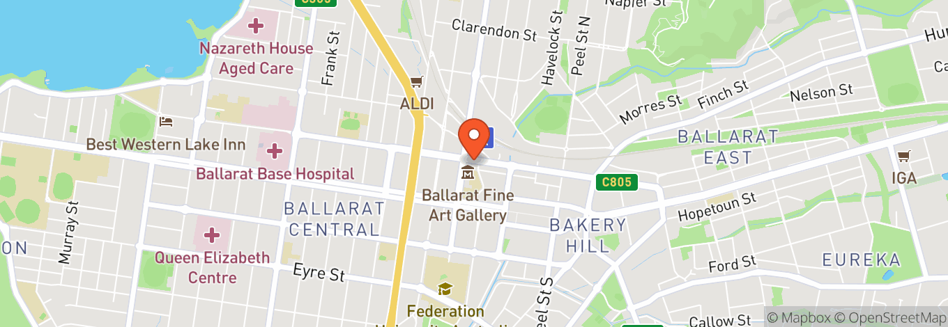 Map of Warehouse Ballarat