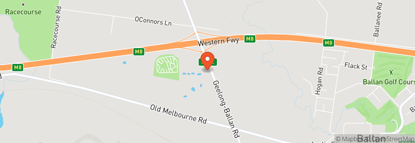 Map of Ballan Caravan Park