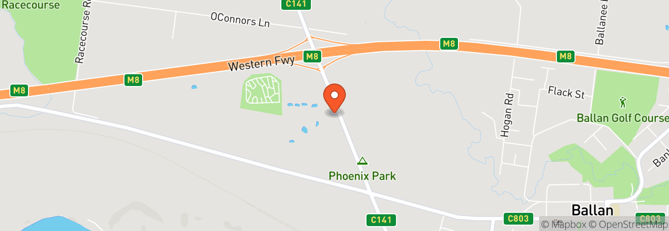 Map of Phoenix Park - Ballan