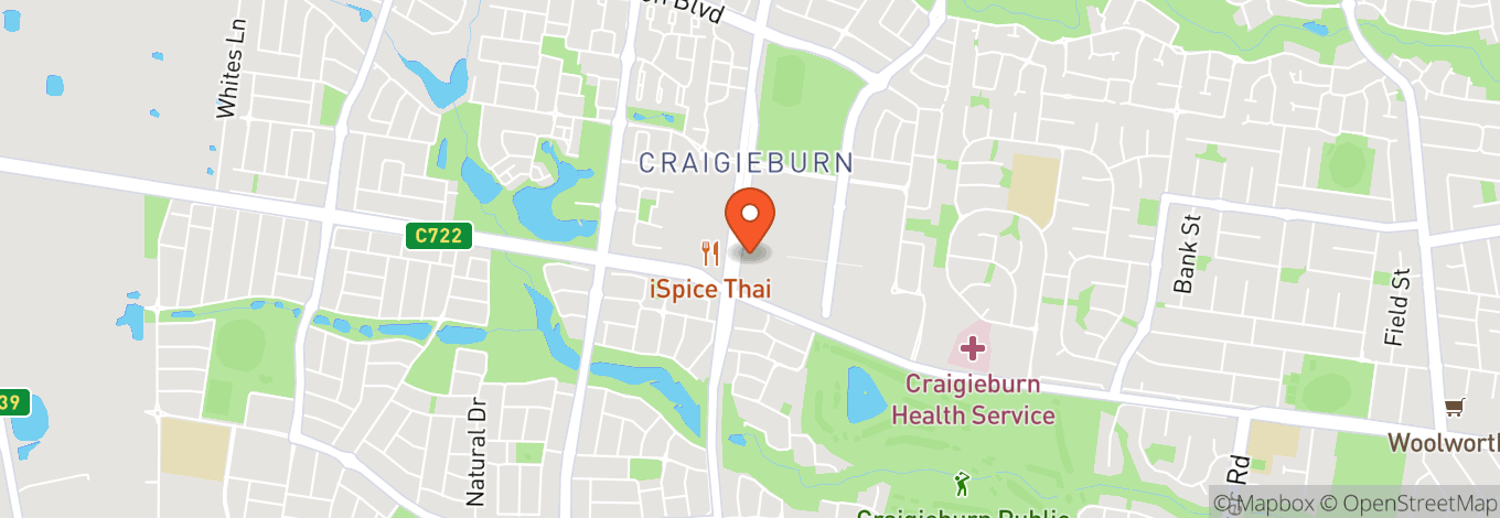 Map of Craigieburn Central