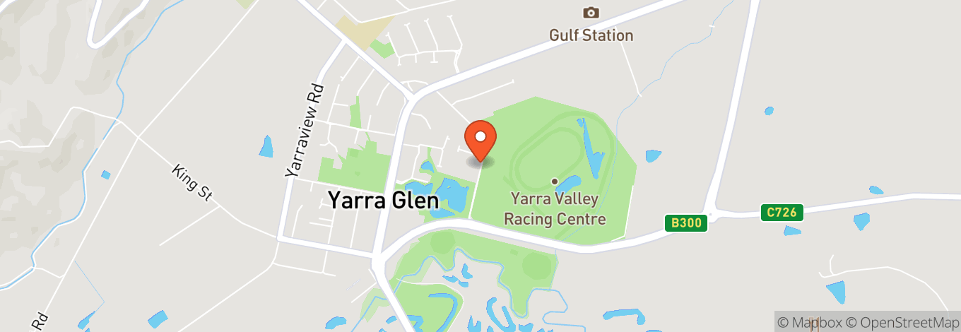 Map of Yarra Glen Racecourse