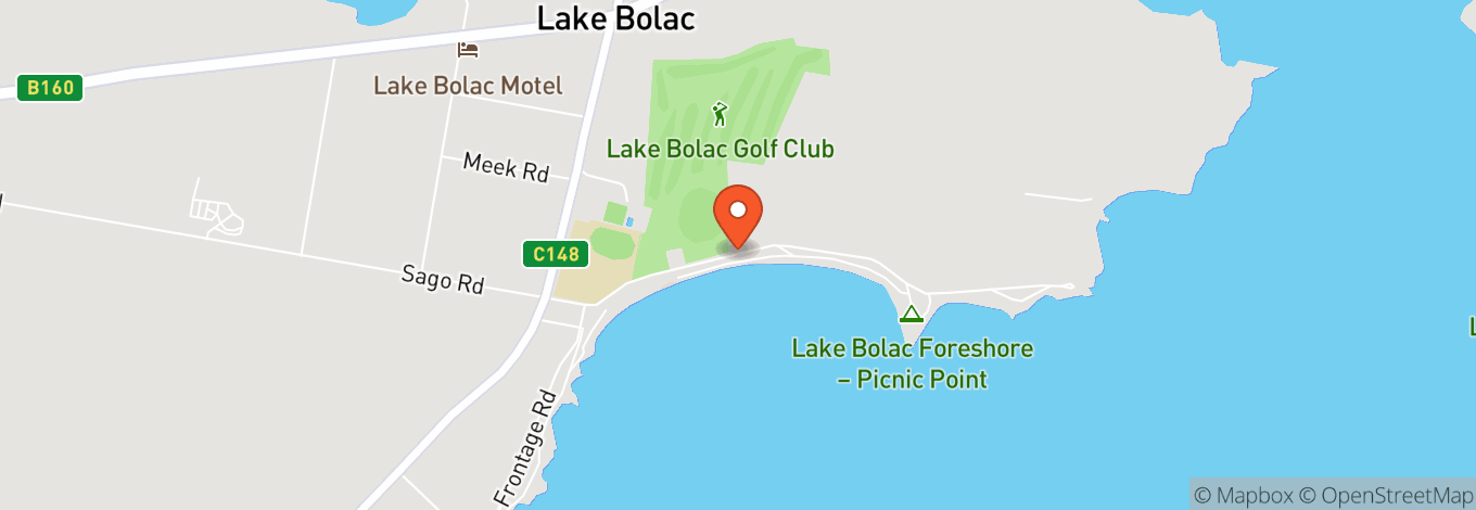 Map of Lake Bolac Boatshed