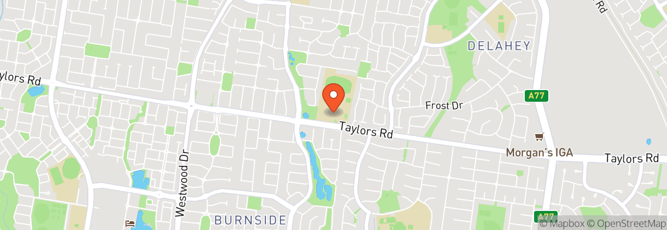 Map of Gilson College - Taylors Hill