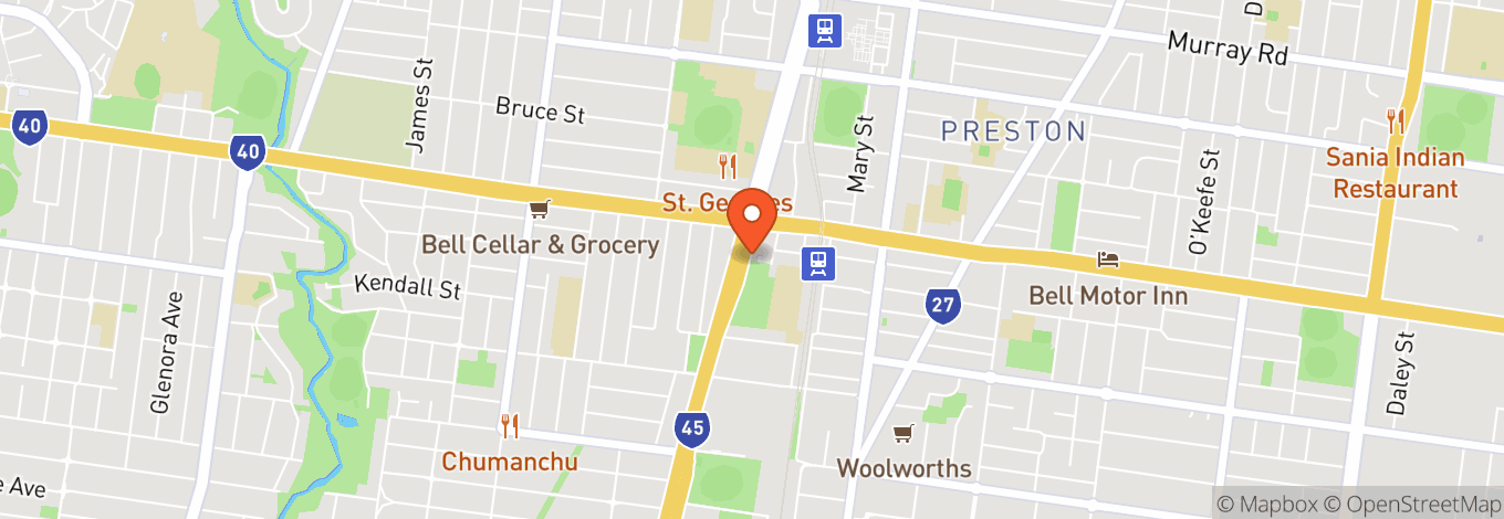 Map of Darebin Arts Centre