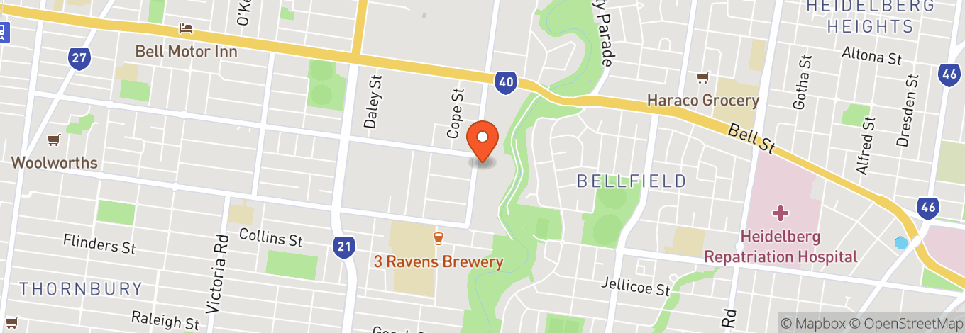 Map of 32 Chifley Dr