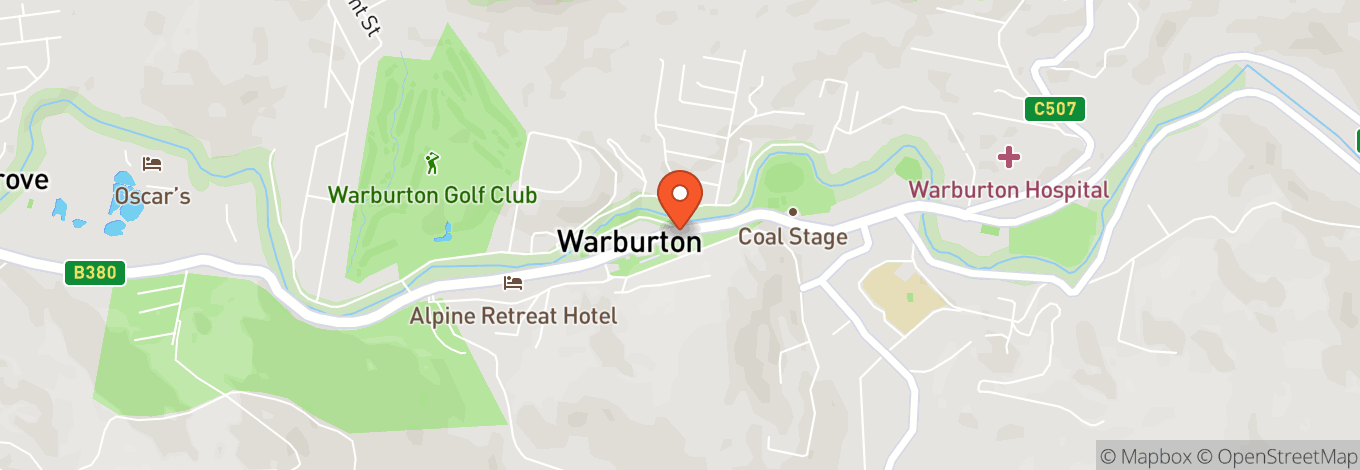 Map of The Wellspring - Warburton