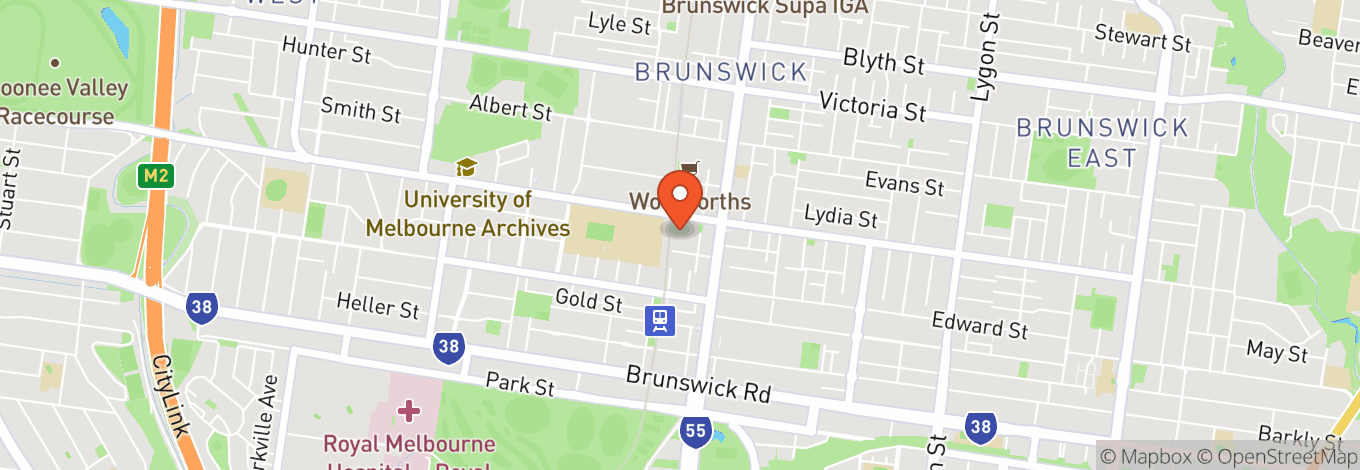 Map of Howler 7-11 Dawson St, Brunswick Vic 3056, Australia